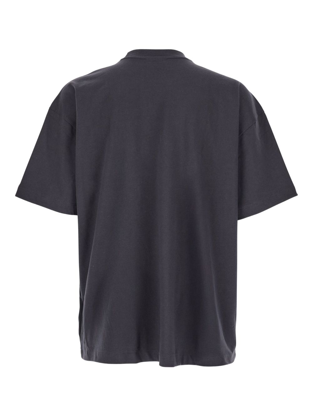 T-shirt girocollo con applicazione in nero The north face - uomo 