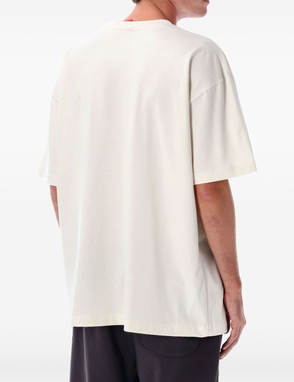 T-shirt con logo e toppa in bianco The north face - uomo 