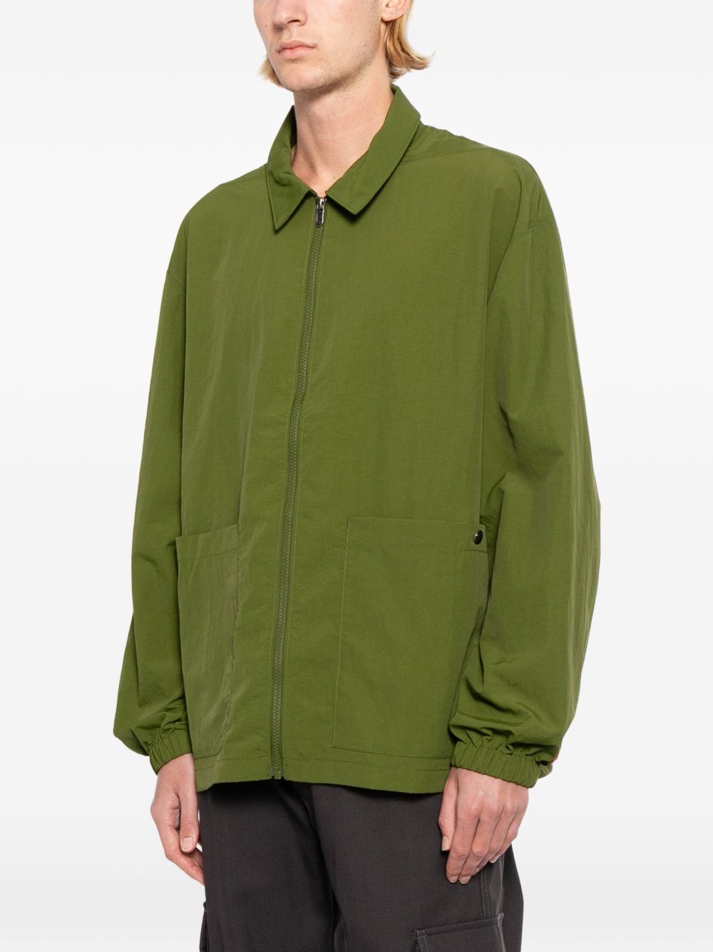 Giacca-camicia in nylon in verde The north face - uomo 