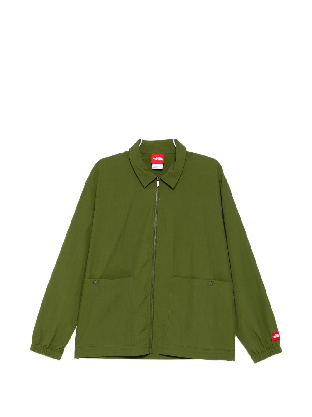 Giacca-camicia in nylon in verde The north face - uomo 
