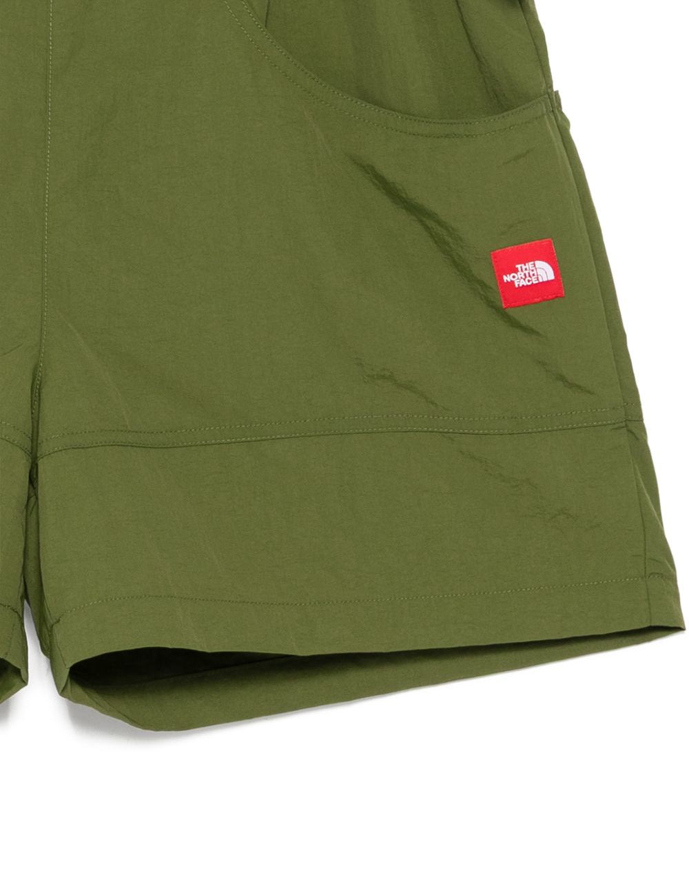 Pantaloncini con dettagli a fibbia in verde The north face - uomo 