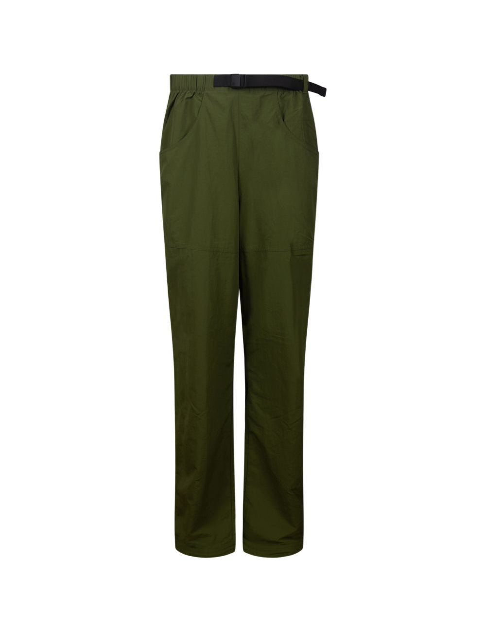 Pantaloni a gamba dritta con cintura a contrasto in verde The north face - uomo 