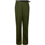 Pantaloni a gamba dritta con cintura a contrasto in verde The north face - uomo 
