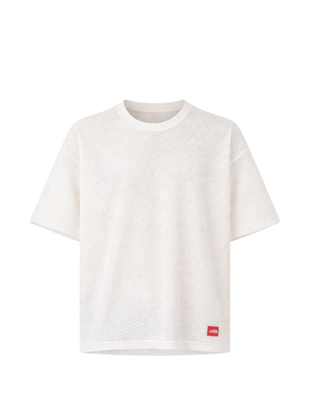 T-shirt con logo in bianco The north face - uomo 