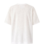 T-shirt con logo in bianco The north face - uomo 