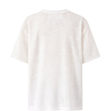 T-shirt con logo in bianco The north face - uomo 