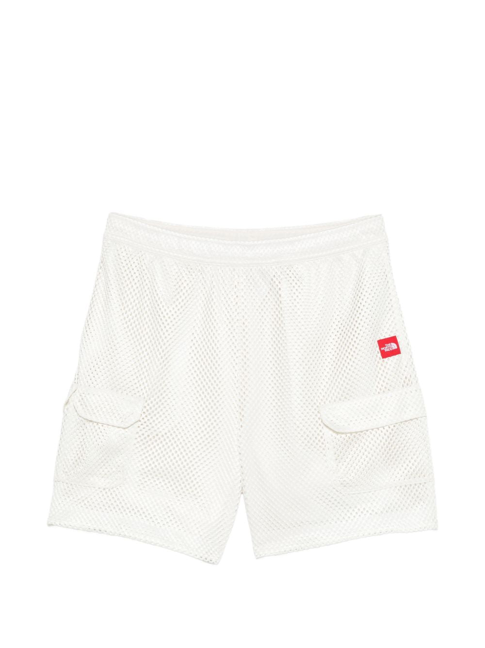 Pantaloncini con dettagli a fibbia in bianco The north face - uomo 