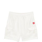 Pantaloncini con dettagli a fibbia in bianco The north face - uomo 