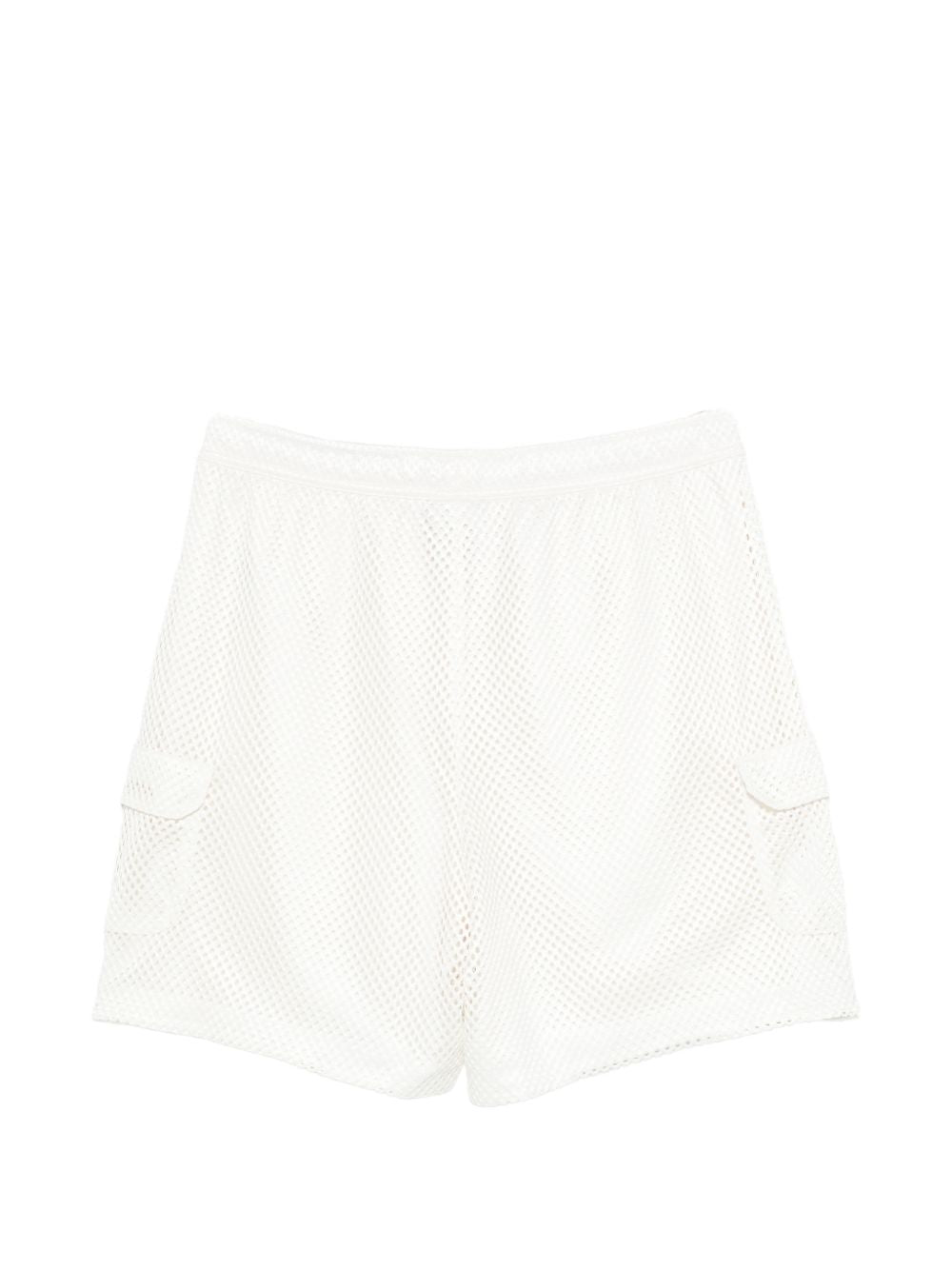 Pantaloncini con dettagli a fibbia in bianco The north face - uomo 