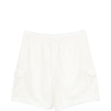 Pantaloncini con dettagli a fibbia in bianco The north face - uomo 