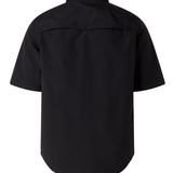 Camicia sequioa a maniche corte in nero 