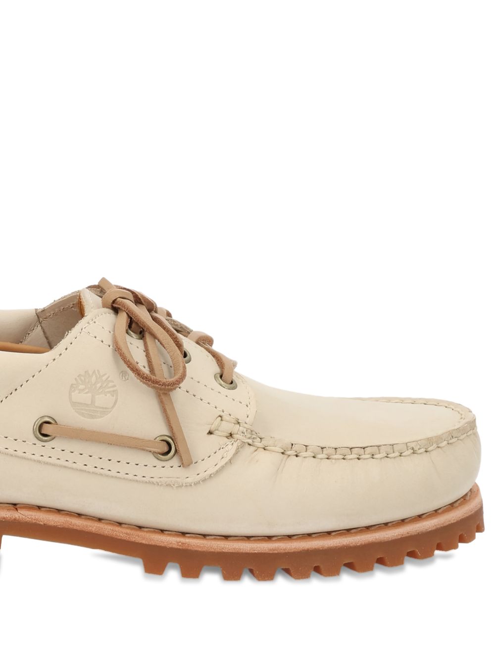 Mocassini road trip 3-eye lug handsewn in beige Timberland - uomo 