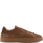 Sneakers in pelle scamosciata in marrone Tod's - uomo 