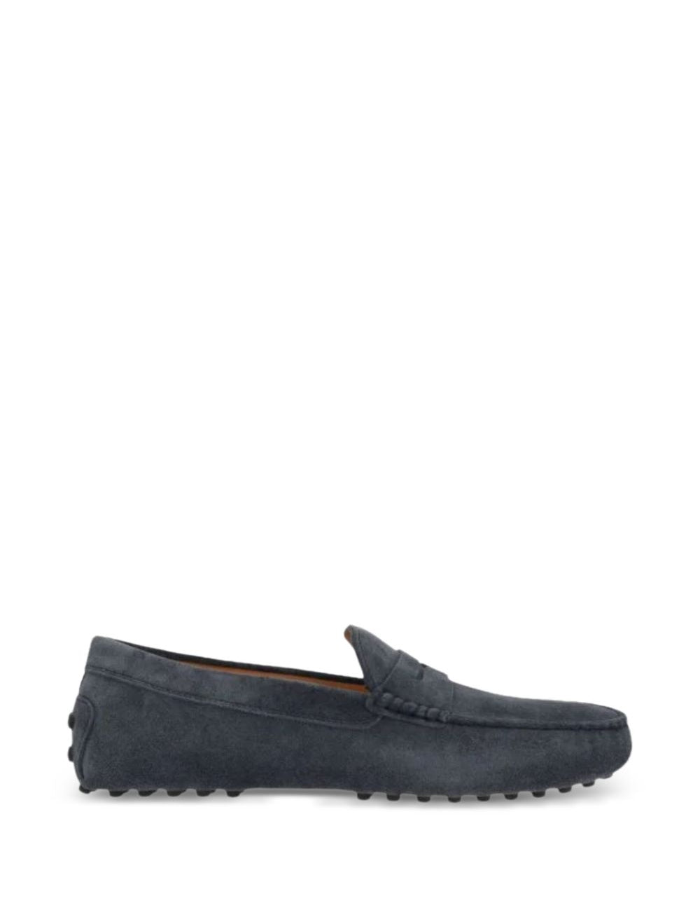 Mocassini in suede gommino in blu Tod's - uomo 