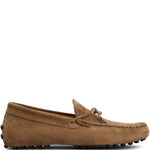 Mocassini in suede gommino in marrone Tod's - uomo 