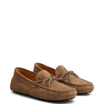 Mocassini in suede gommino in marrone Tod's - uomo 
