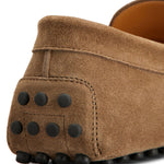 Mocassini in suede gommino in marrone Tod's - uomo 