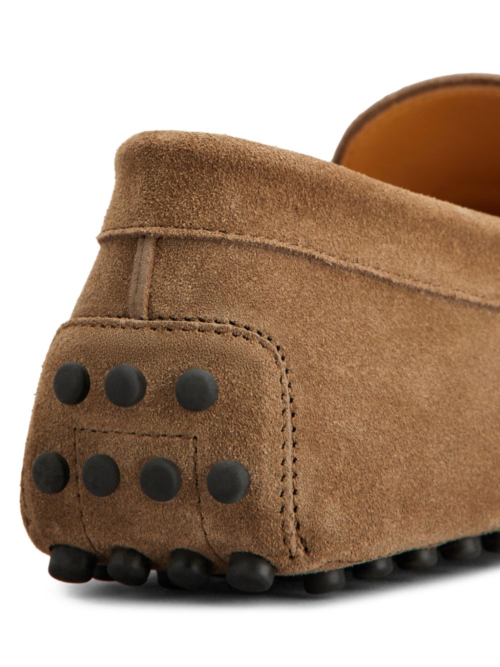 Mocassini in suede gommino in marrone Tod's - uomo 
