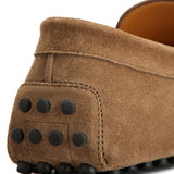 Mocassini in suede gommino in marrone Tod's - uomo 