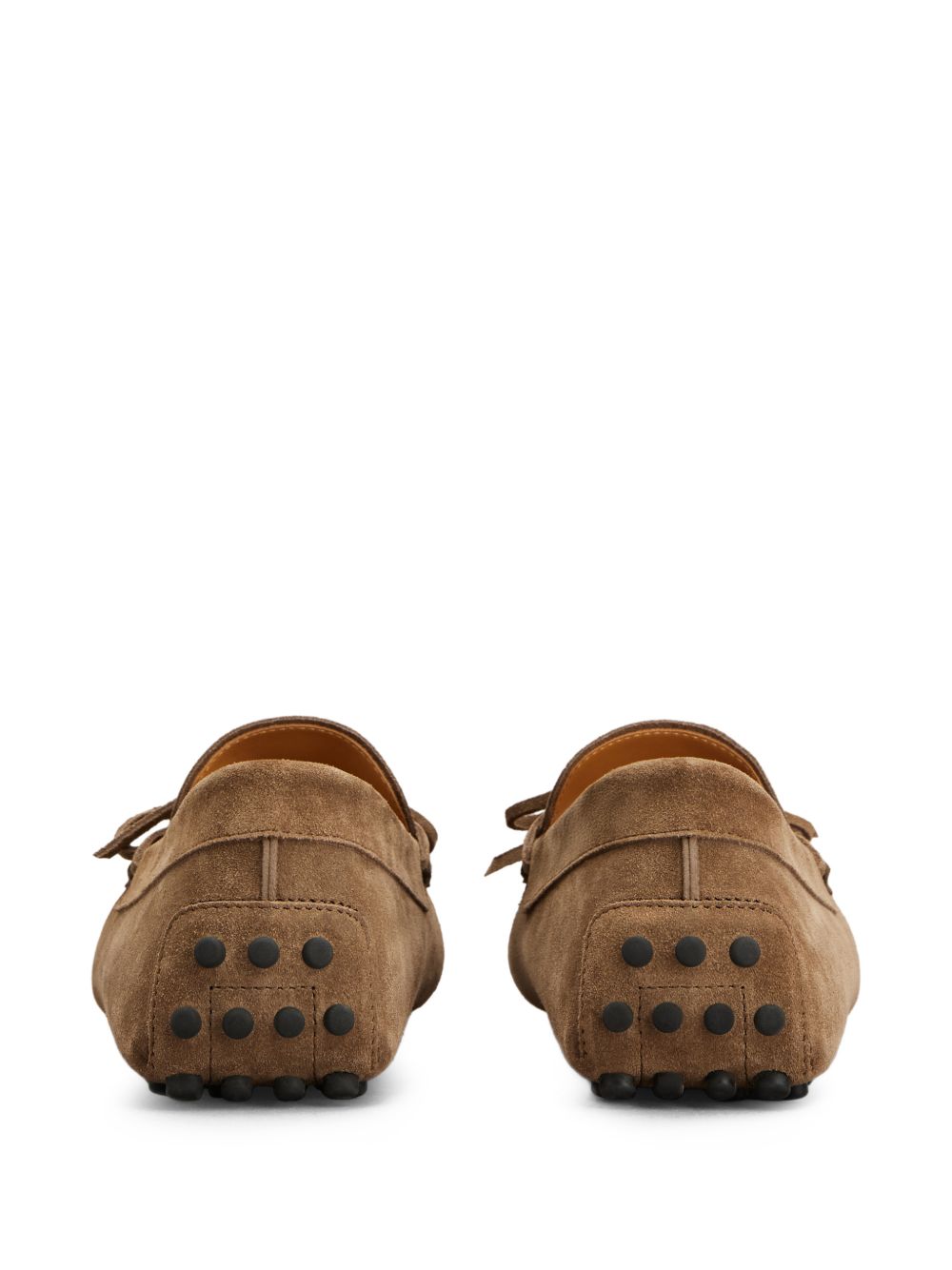 Mocassini in suede gommino in marrone Tod's - uomo 