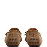 Mocassini in suede gommino in marrone Tod's - uomo 