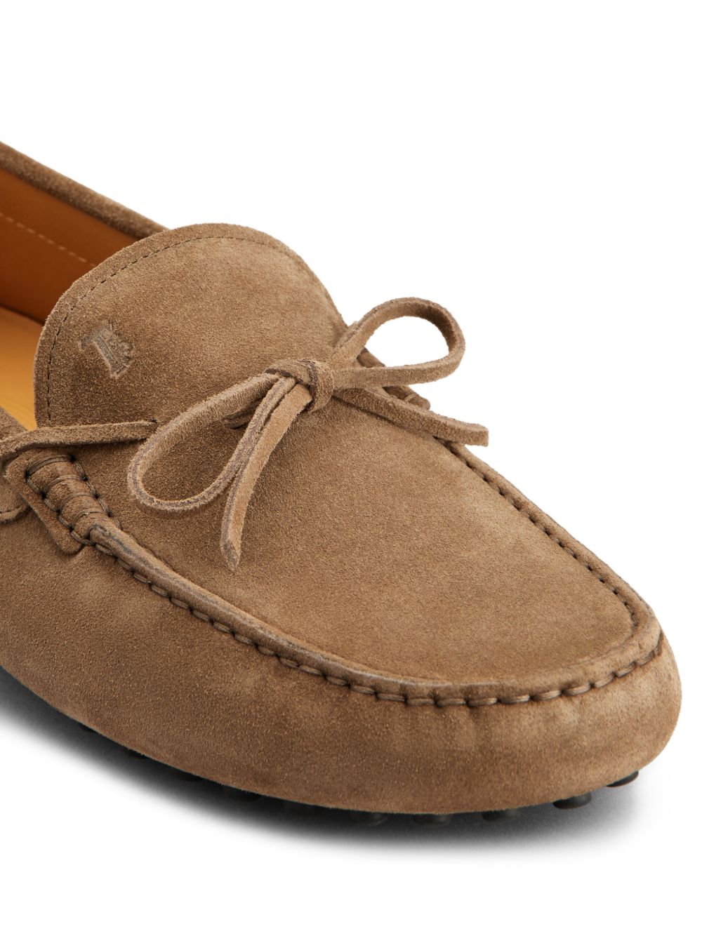 Mocassini in suede gommino in marrone Tod's - uomo 
