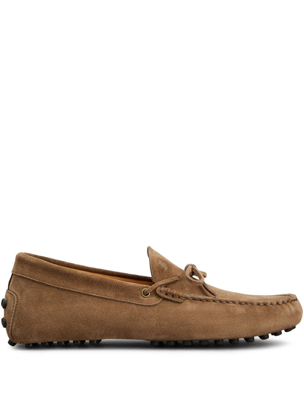 Mocassini in suede gommino in marrone Tod's - uomo 