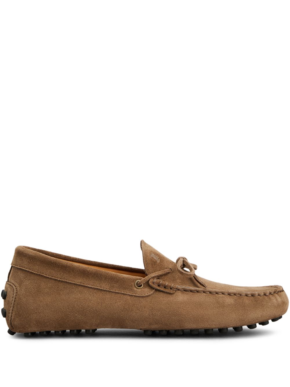 Mocassini in suede gommino in marrone Tod's - uomo 