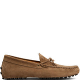 Mocassini in suede gommino in marrone Tod's - uomo 