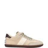 Sneakers basse in pelle in beige Tod's - uomo 