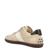 Sneakers basse in pelle in beige Tod's - uomo 