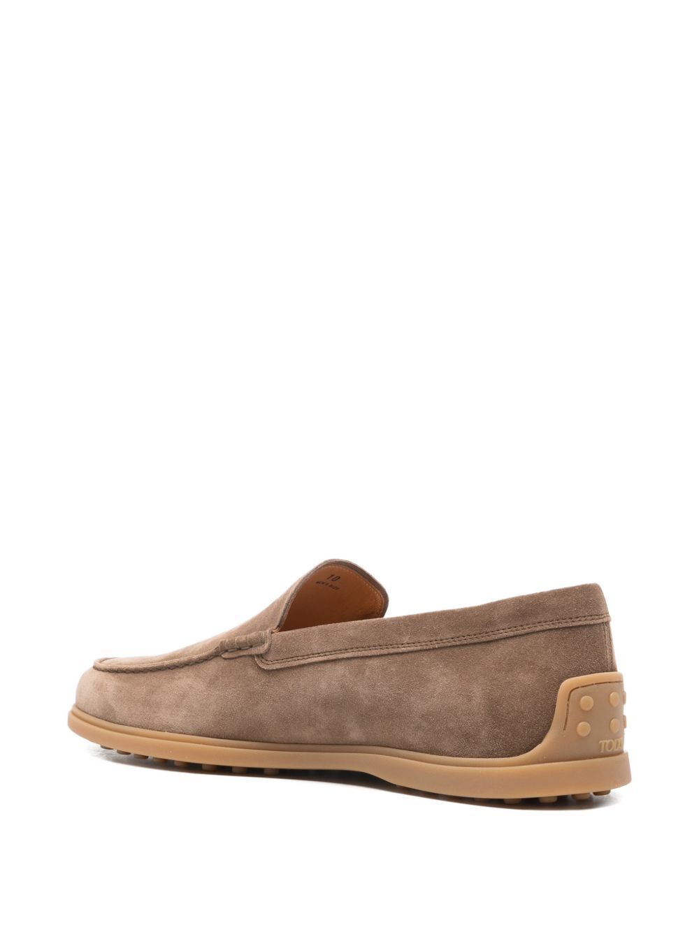 Mocassini in suede in marrone Tod's - uomo 
