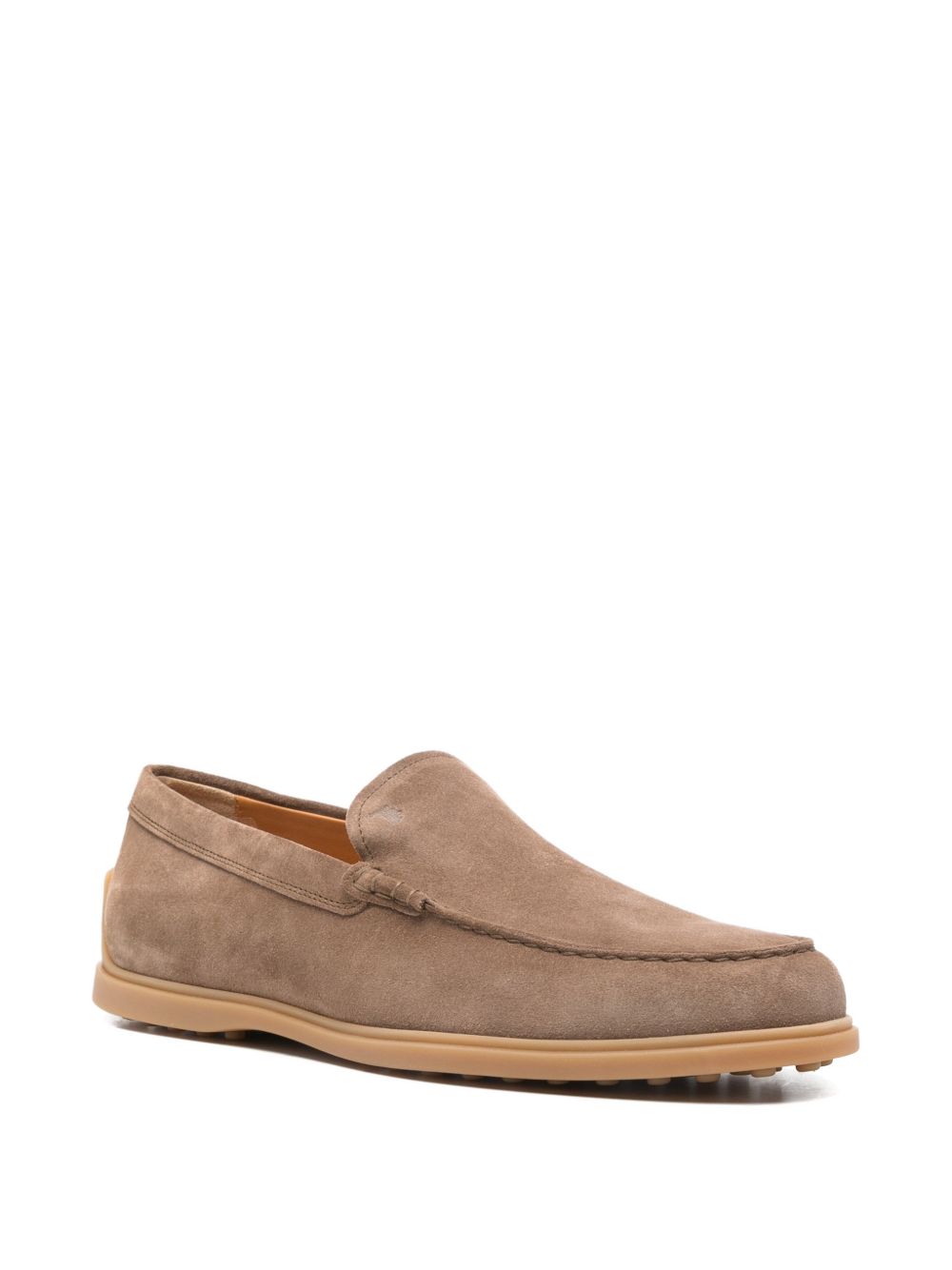 Mocassini in suede in marrone Tod's - uomo 