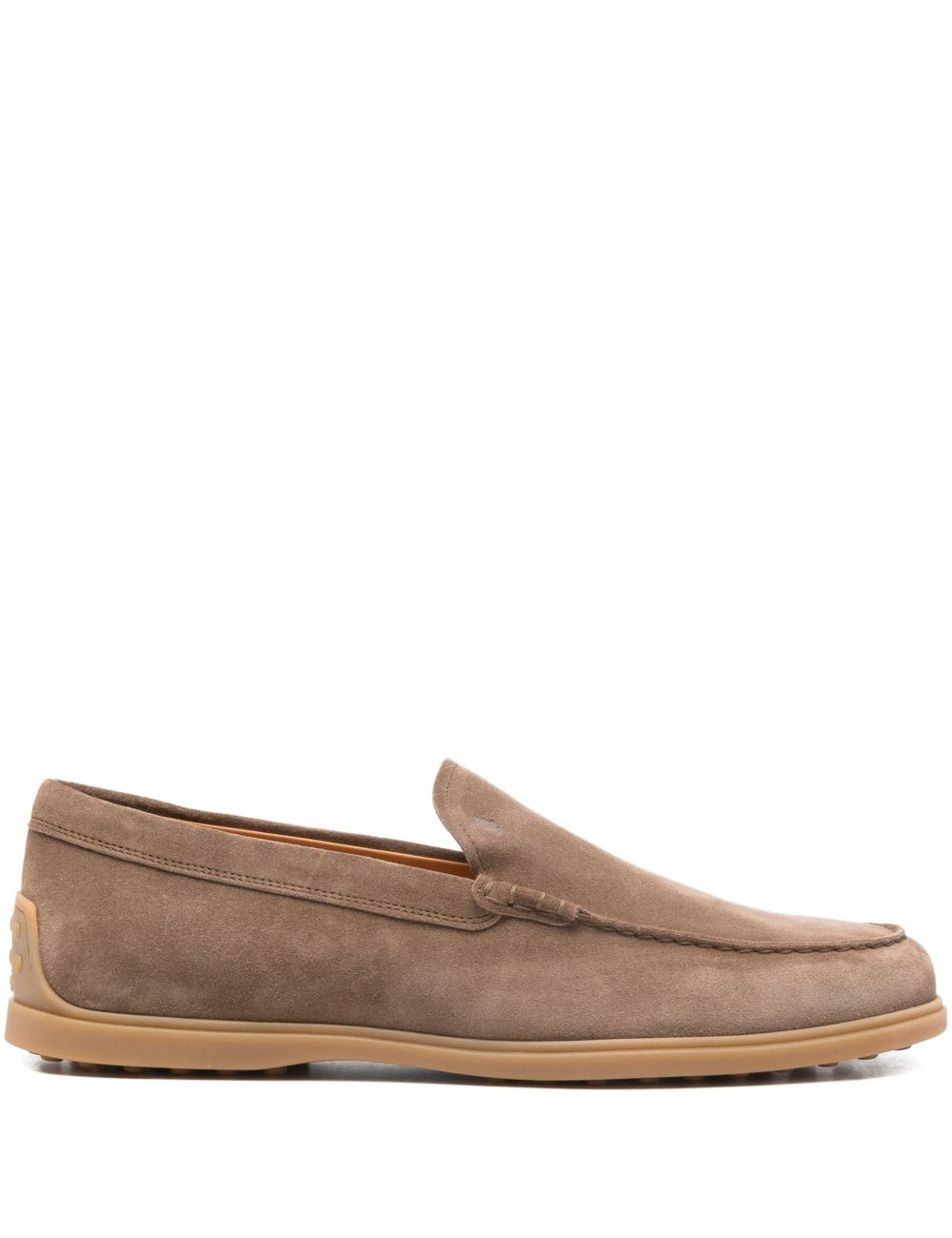 Mocassini in suede in marrone Tod's - uomo 