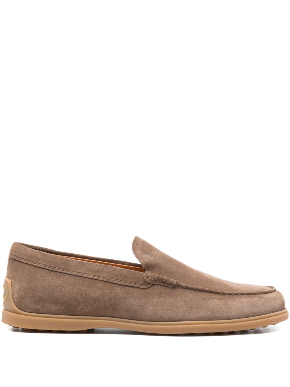 Mocassini in suede in marrone Tod's - uomo 