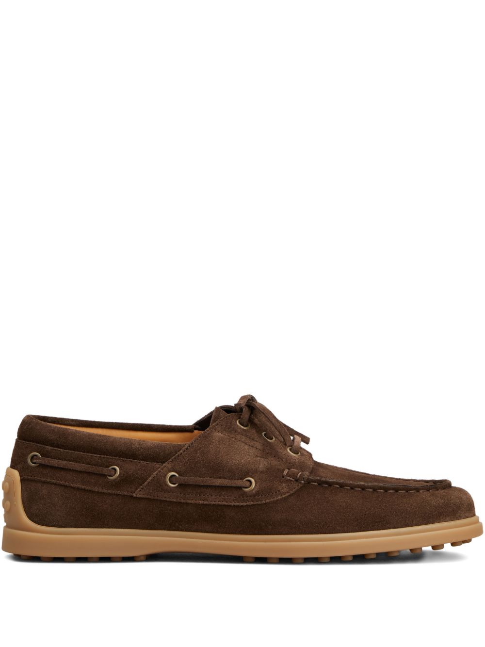 Mocassini in suede in marrone Tod's - uomo 