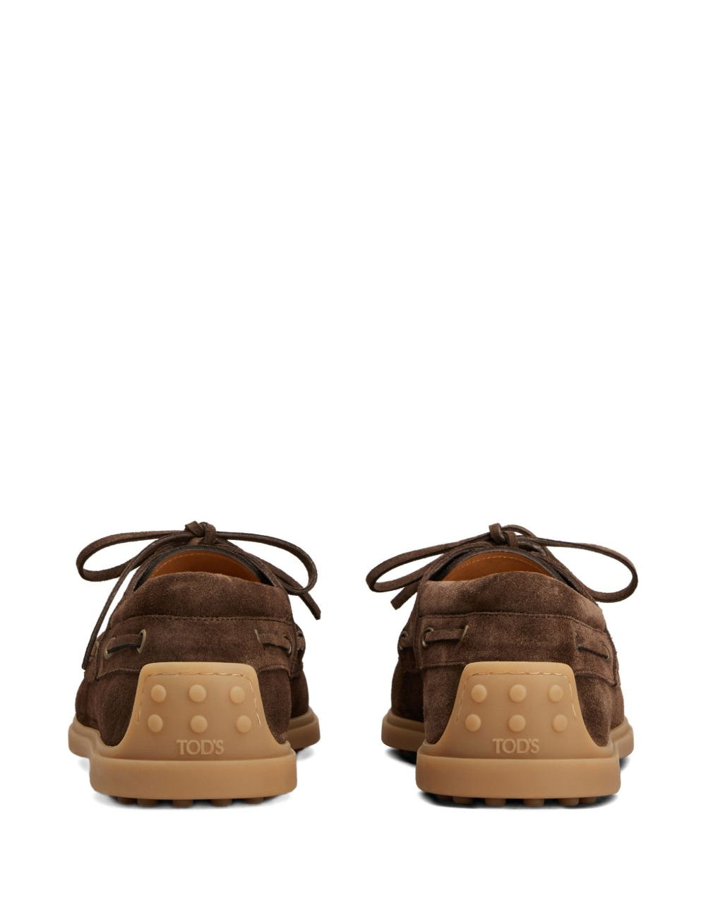 Mocassini in suede in marrone Tod's - uomo 