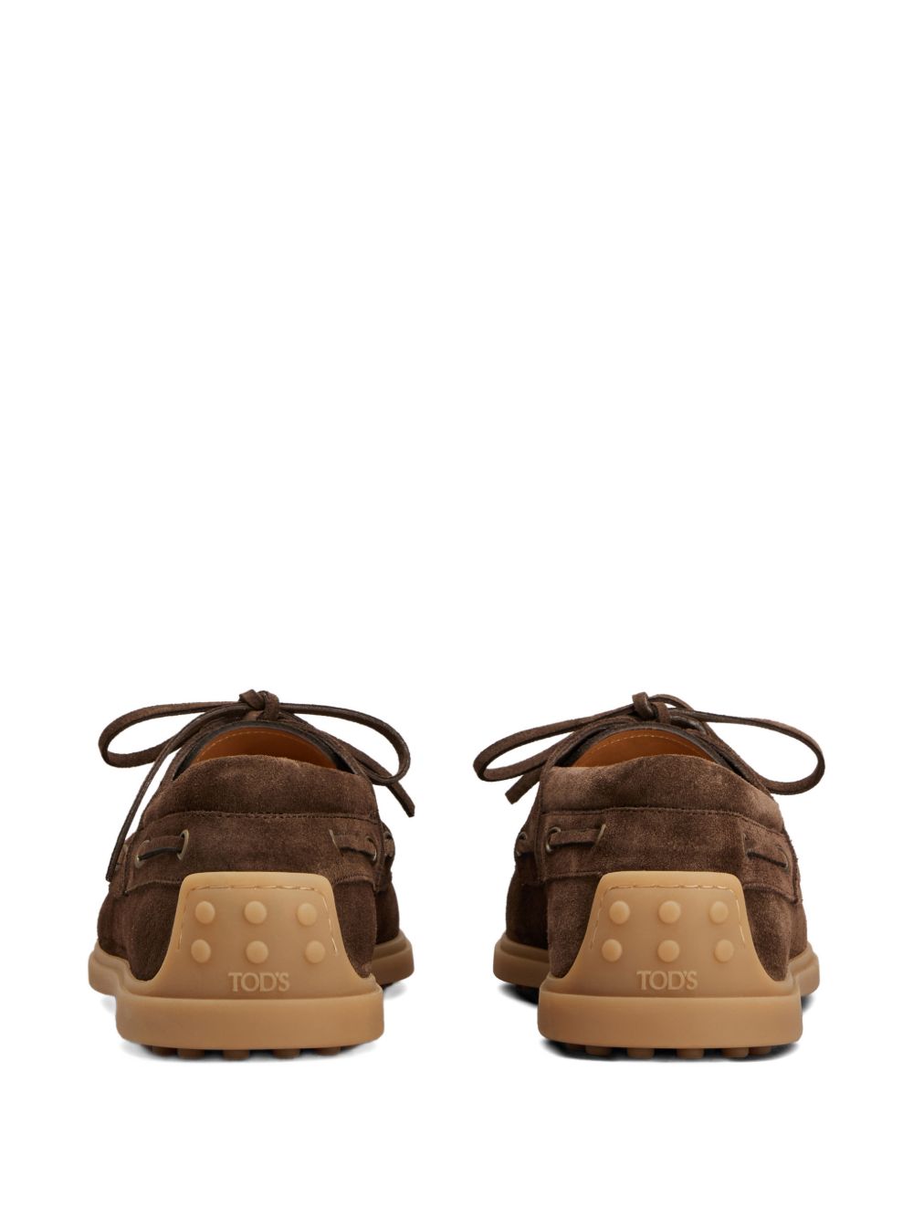 Mocassini in suede in marrone Tod's - uomo 