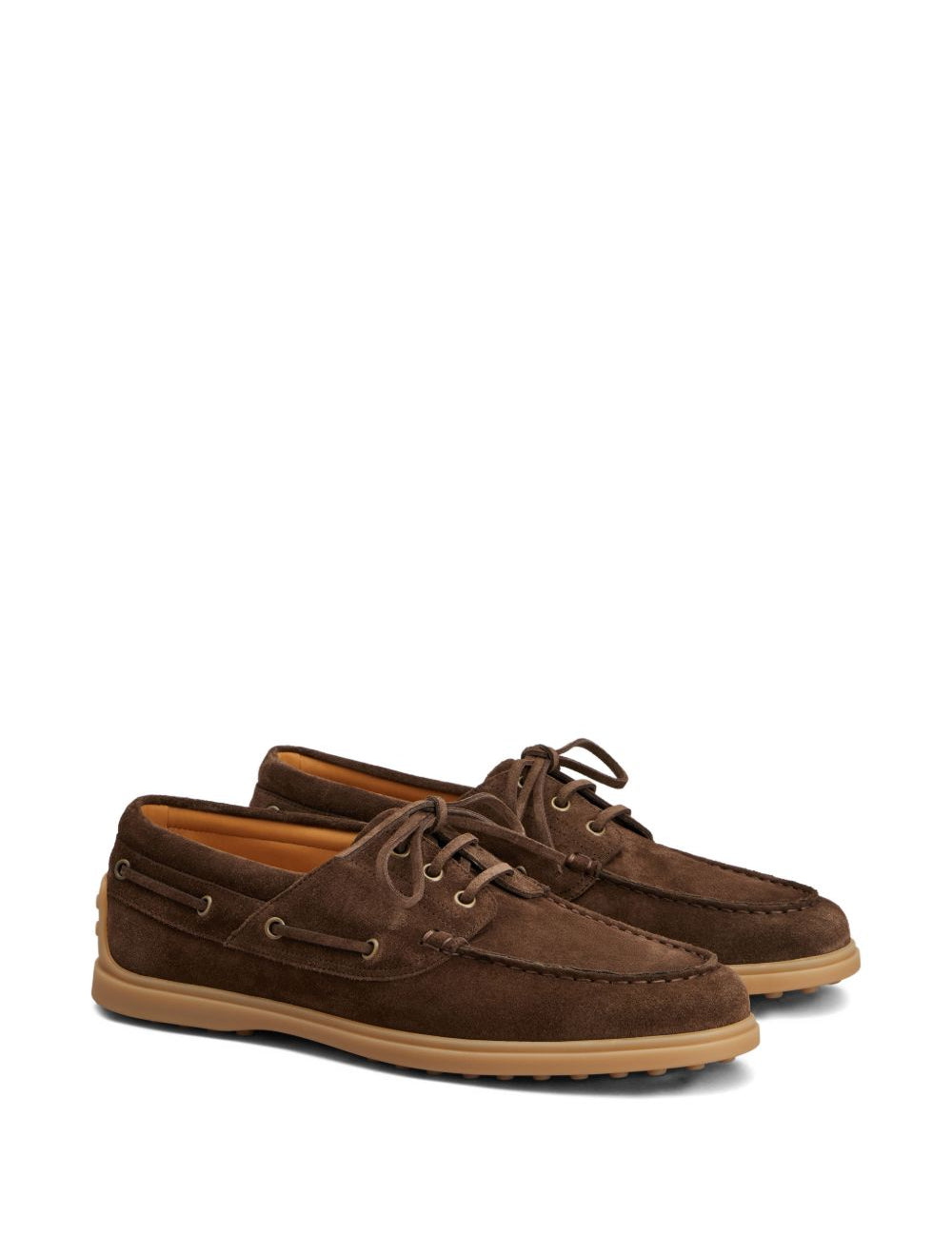 Mocassini in suede in marrone Tod's - uomo 