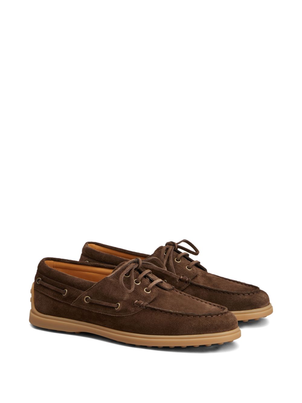 Mocassini in suede in marrone Tod's - uomo 