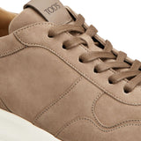 Sneakers basse in pelle in marrone Tod's - uomo 