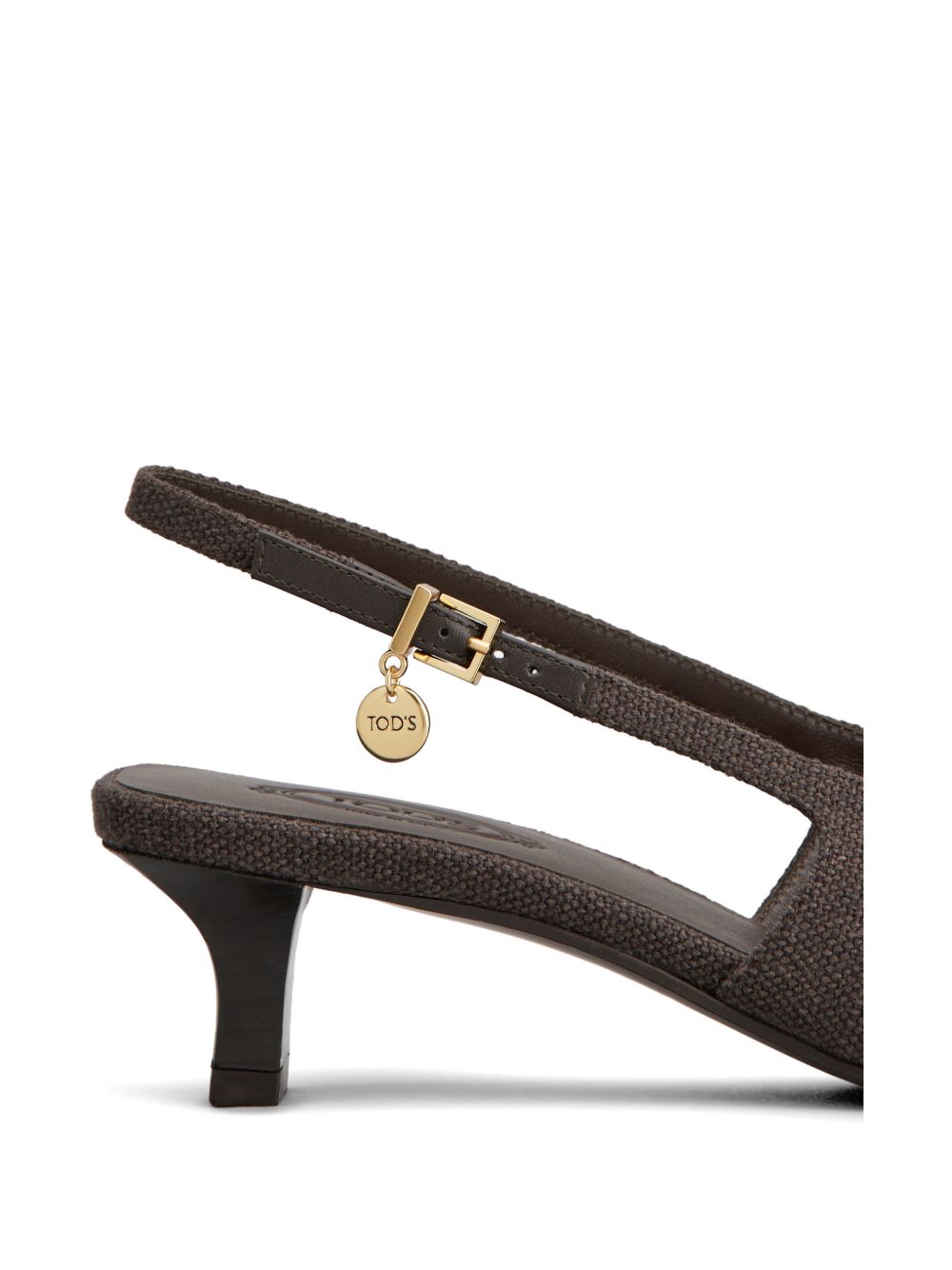 Decollete con punta a contrasto in marrone e beige Tod's - donna 