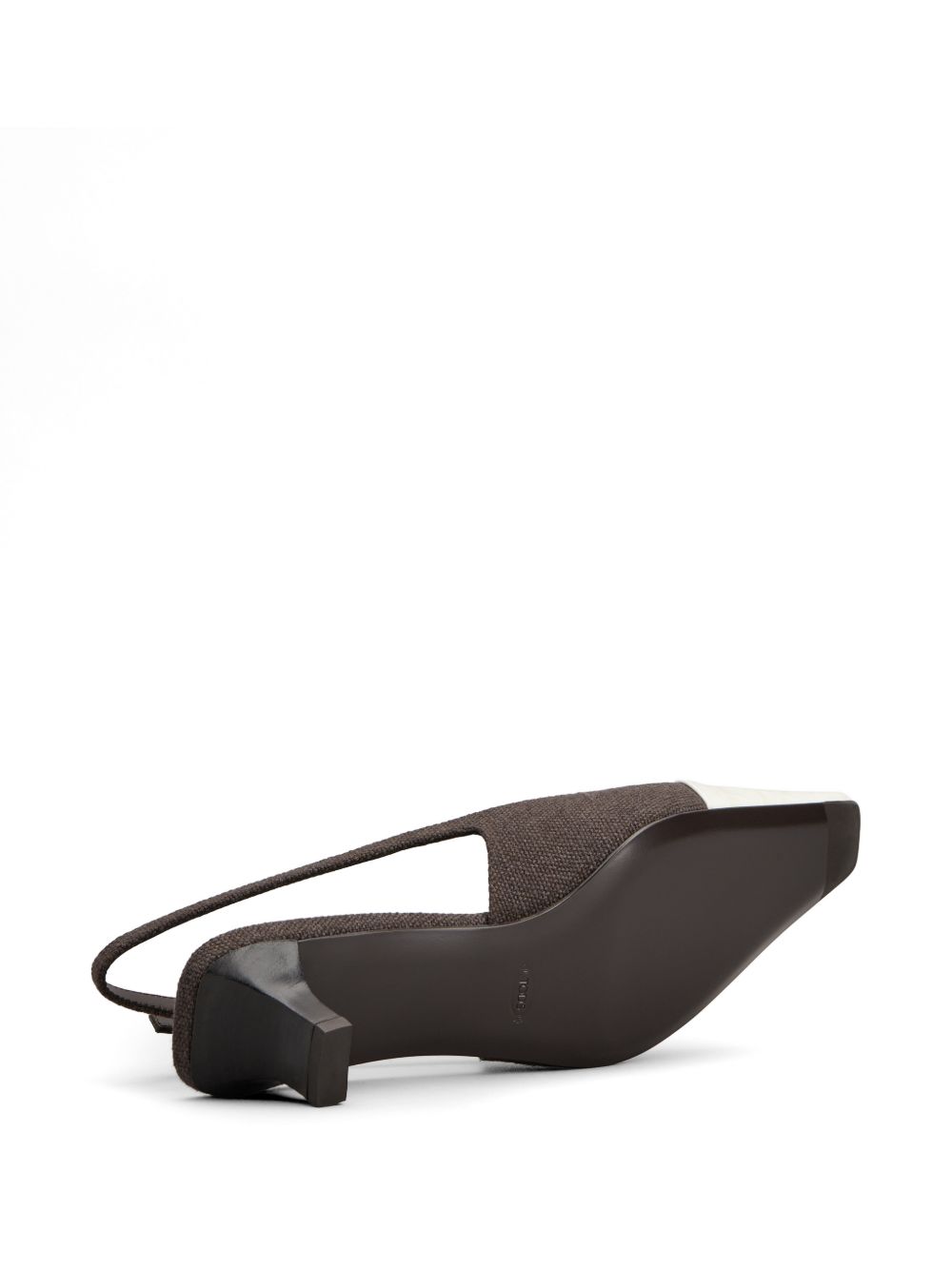 Decollete con punta a contrasto in marrone e beige Tod's - donna 
