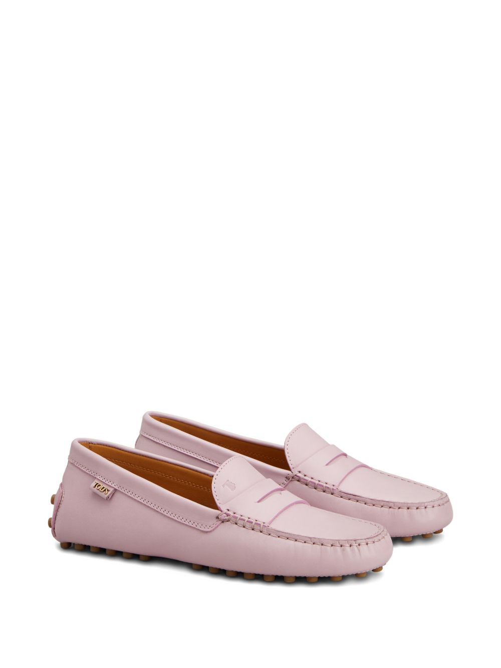 Mocassini in pelle in rosa Tod's - donna 