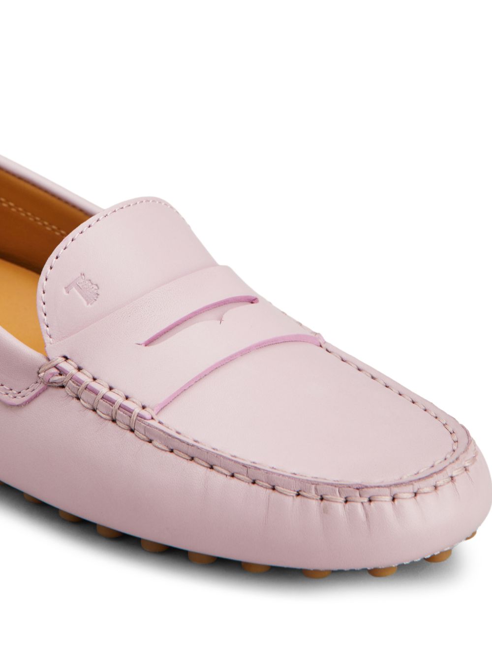 Mocassini in pelle in rosa Tod's - donna 