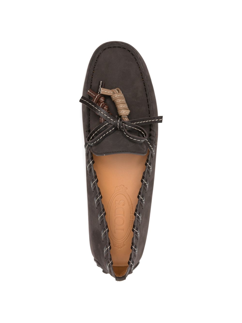 Mocassini in pelle in marrone Tod's - donna 