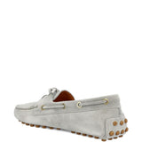 Mocassini in suede in grigio Tod's - donna 