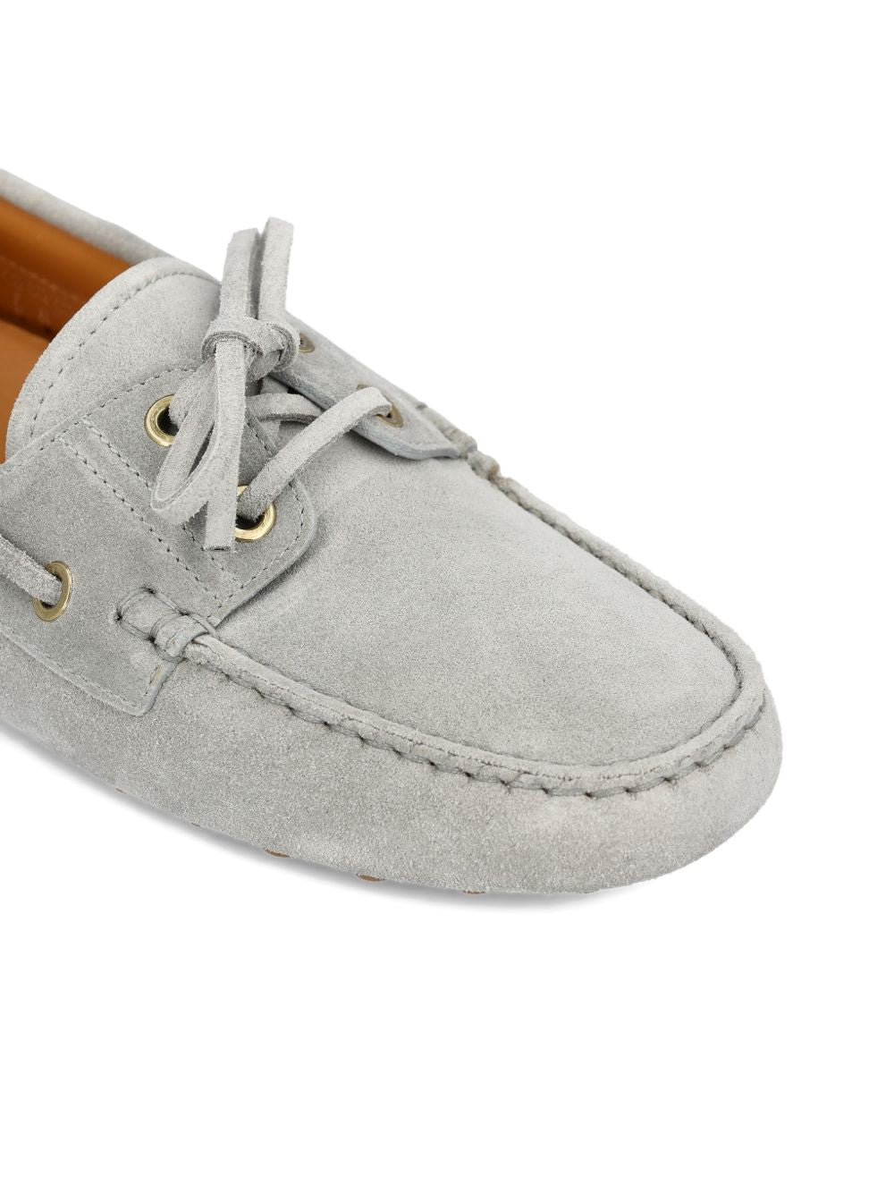 Mocassini in suede in grigio Tod's - donna 