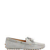 Mocassini in suede in grigio Tod's - donna 