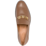 Mocassini in pelle in beige Tod's - donna 